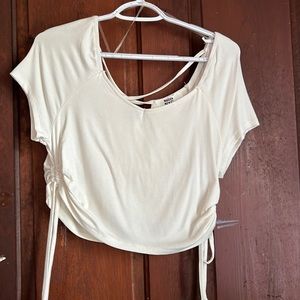 Madden NYC Cross-Back Crop stop